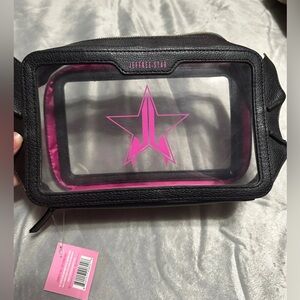 Jeffree Star Clear Bat Makeup/Accessories Bag.  Travel. Purse.